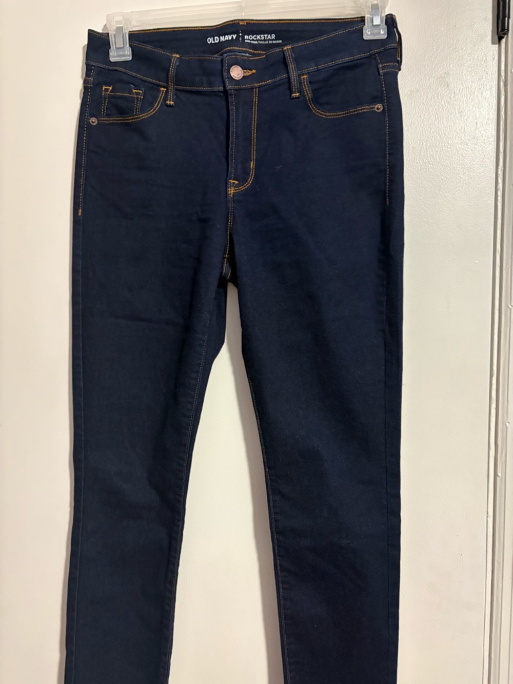 L/N Old Navy Rockstar Women’s Dark Wash Stretch Skinny Jeans8